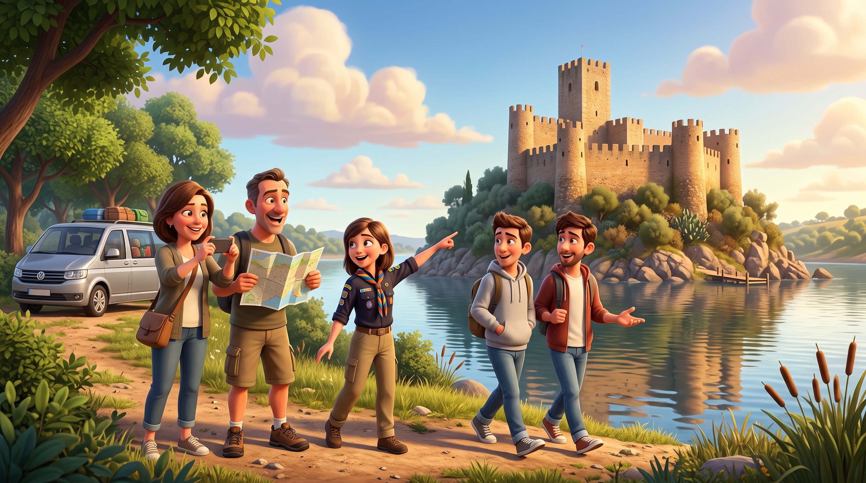 Capa da viagem Castelo de Almourol: Entre Princesas de Sonho e Fantasmas Templários