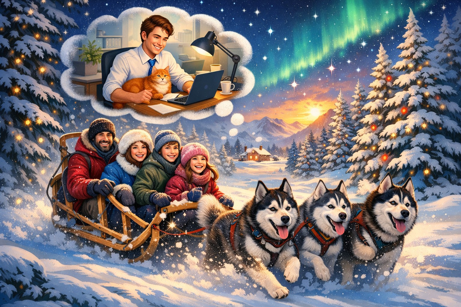 Capa da viagem Expedição Ártica (Surf, Trenós e o Pai Natal)