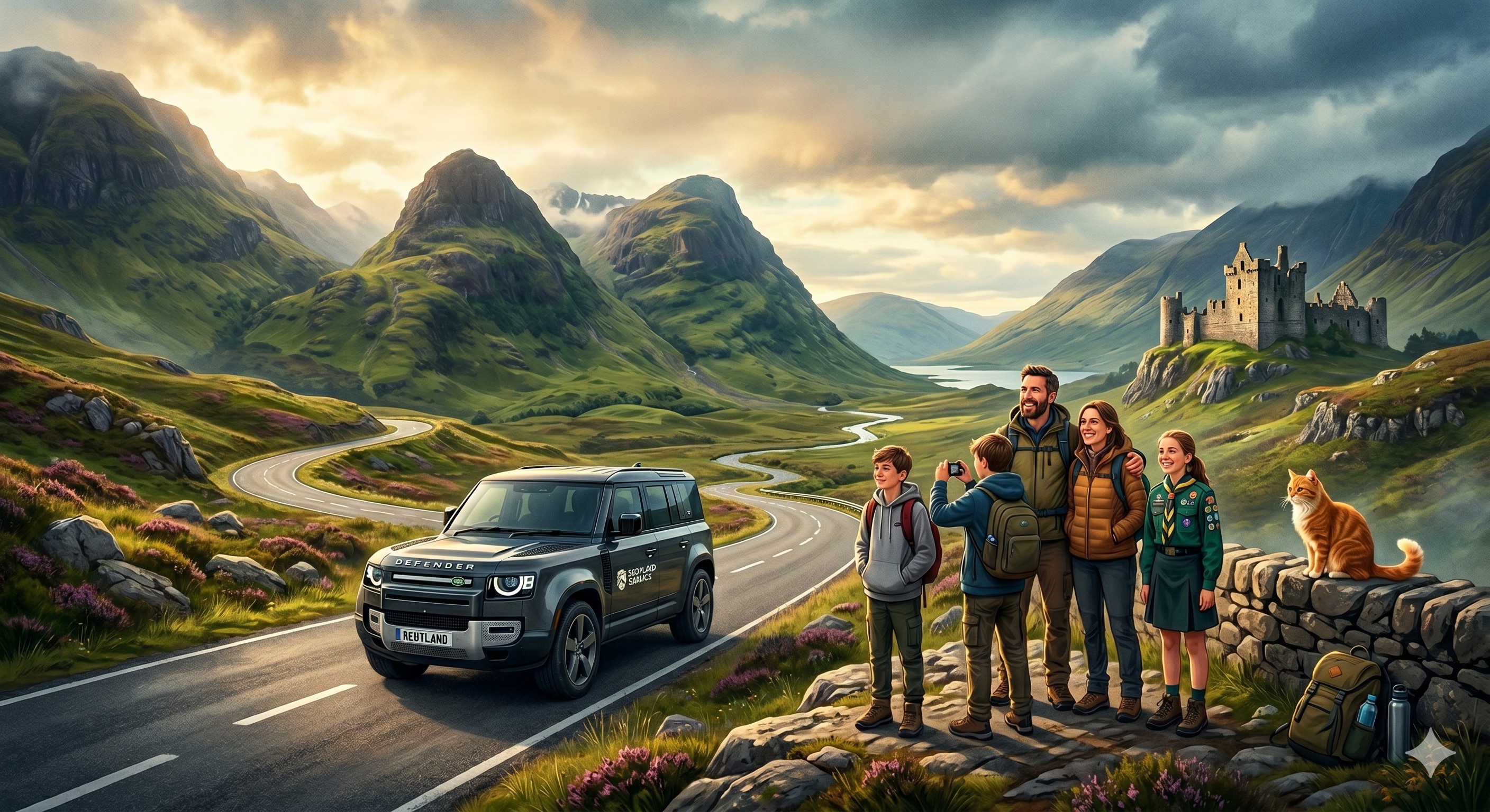 Capa da viagem Roadtrip pela Escócia