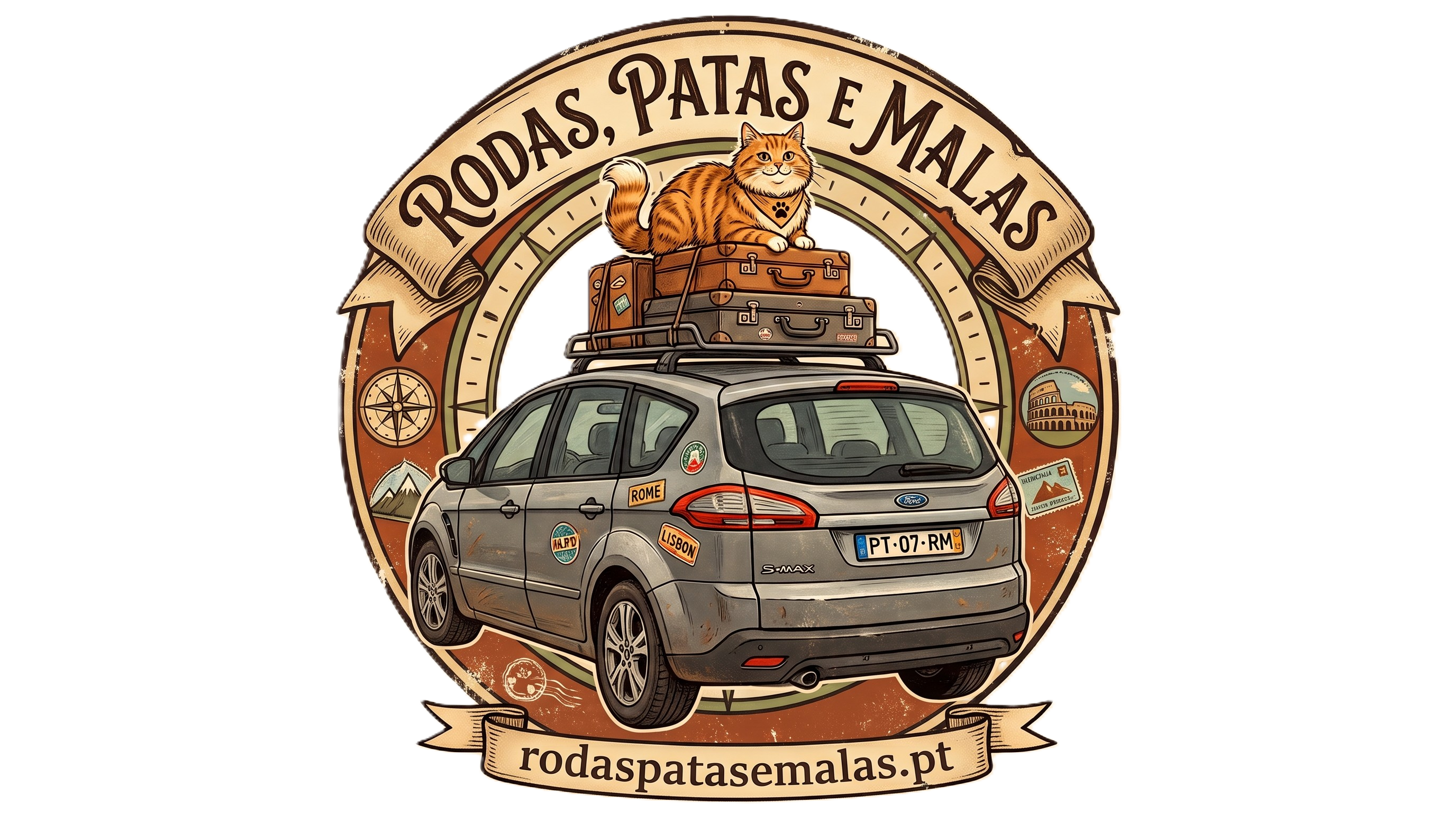 Logo Rodas, Patas e Malas
